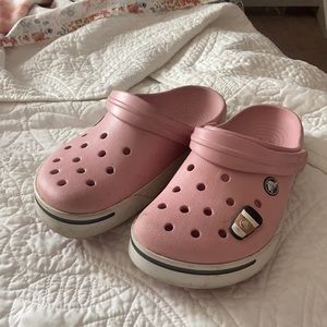 Pink Crocs